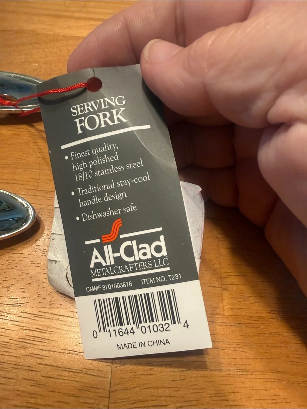 All-Clad Serving Fork and Solid Spoon
